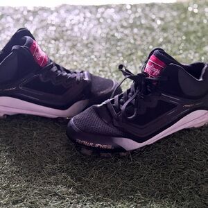 Black Rawlings Baseball cleat size 7